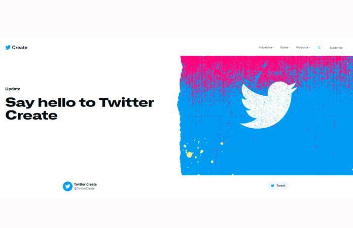 Twitter lanza Twitter Create