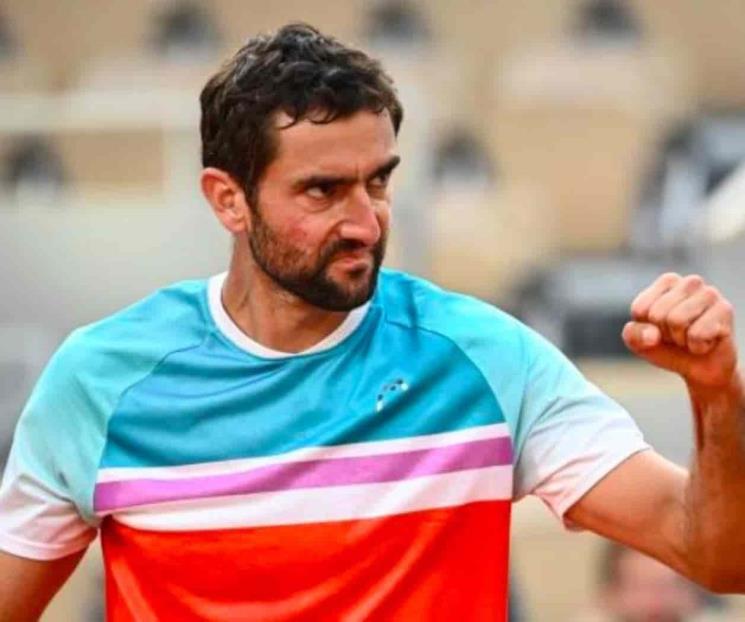 Se mete Cilic a Semifinales de Roland Garros