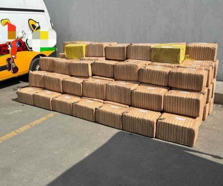 Detectan droga en camión de frituras