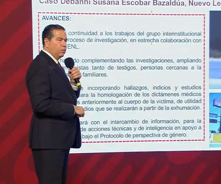 En próximos días se hará exhumación de cuerpo de Debanhi En próximos días se hará exhumación de cuerpo de Debanhi