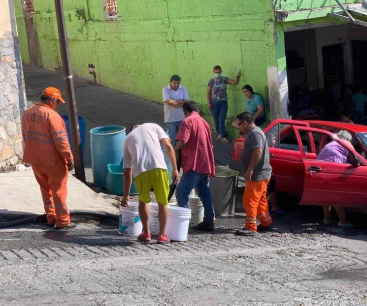 Lleva Monterrey agua a más de 4 mil familias