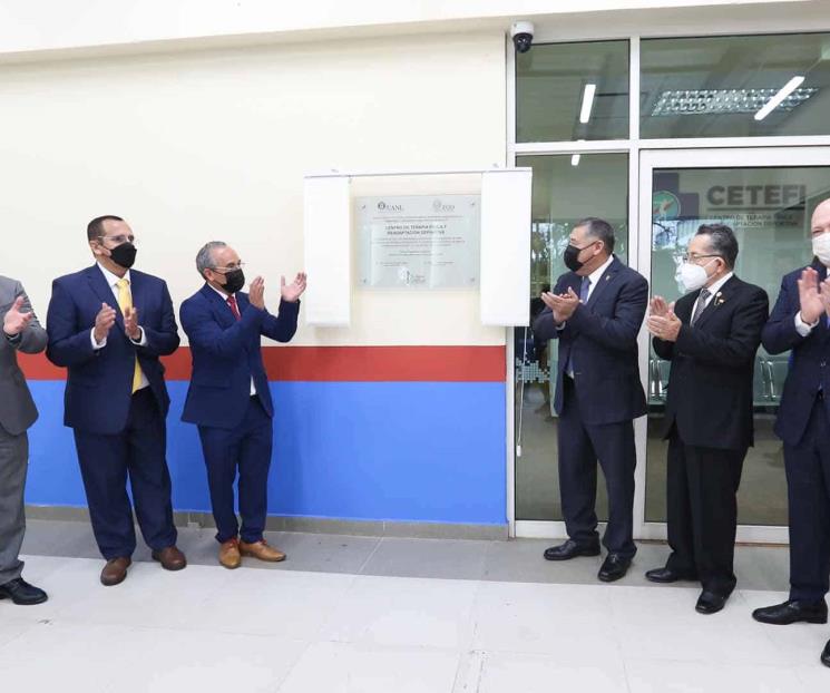 Inaugura UANL centro de rehabilitación física