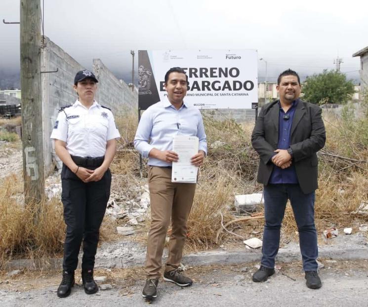 Arrecian embargos de lotes baldíos en SC