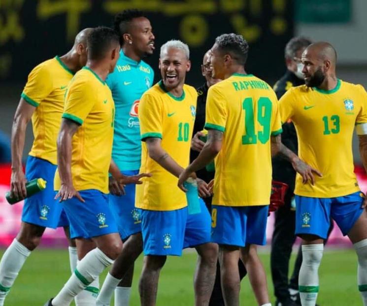 Brilla Brasil en goleada a Corea del Sur