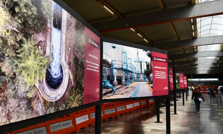 Invitan a usuarios a la exposición de la Línea 2 del Metro