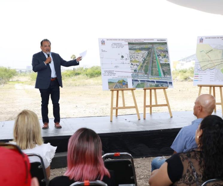 Presenta Escobedo proyecto de ciclovía en la Celestino Gasca
