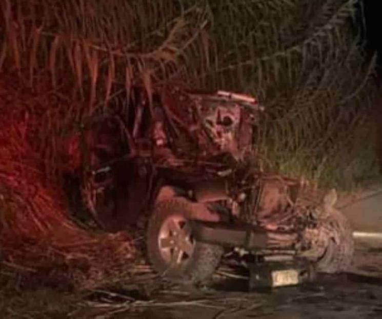 Deja choque una persona sin vida en Cadereyta