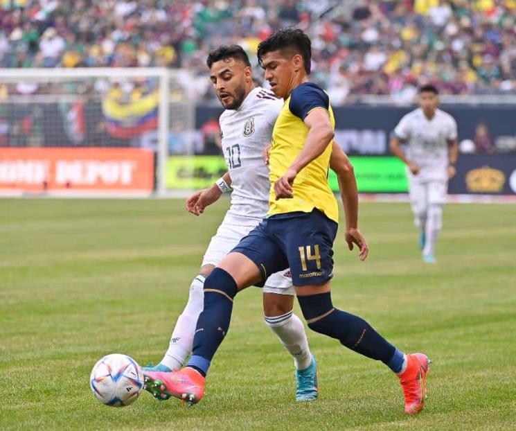 Empatan México y Ecuador en amistoso