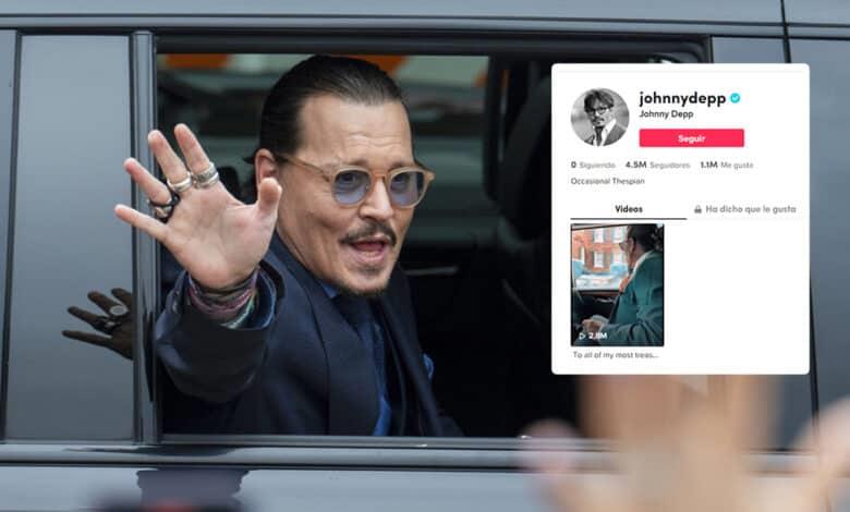 Johnny Depp abre cuenta de TikTok