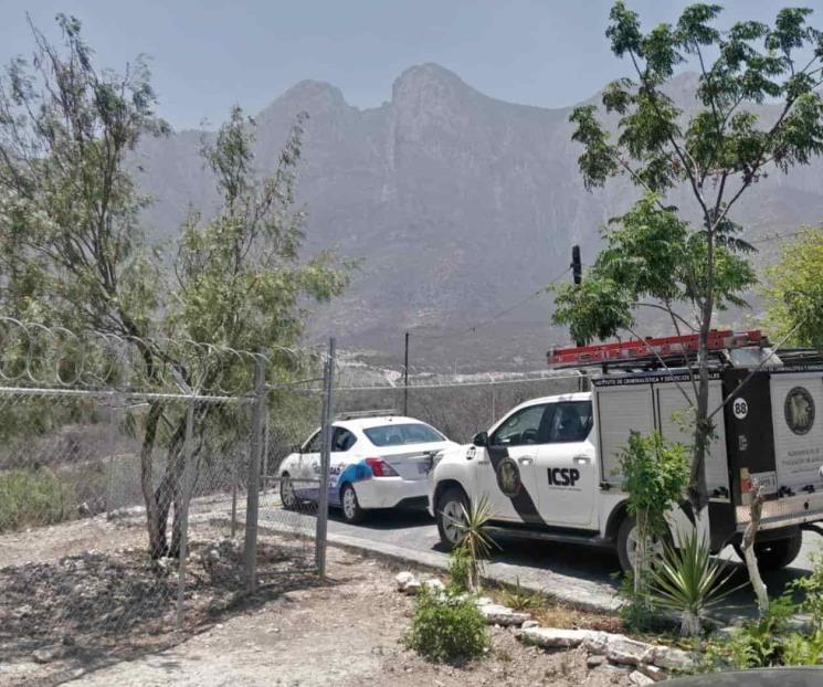 Hallan cuerpo calcinado en Santa Catarina