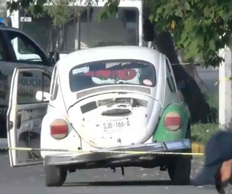 Asesinan a pasajero que viajaba en taxi