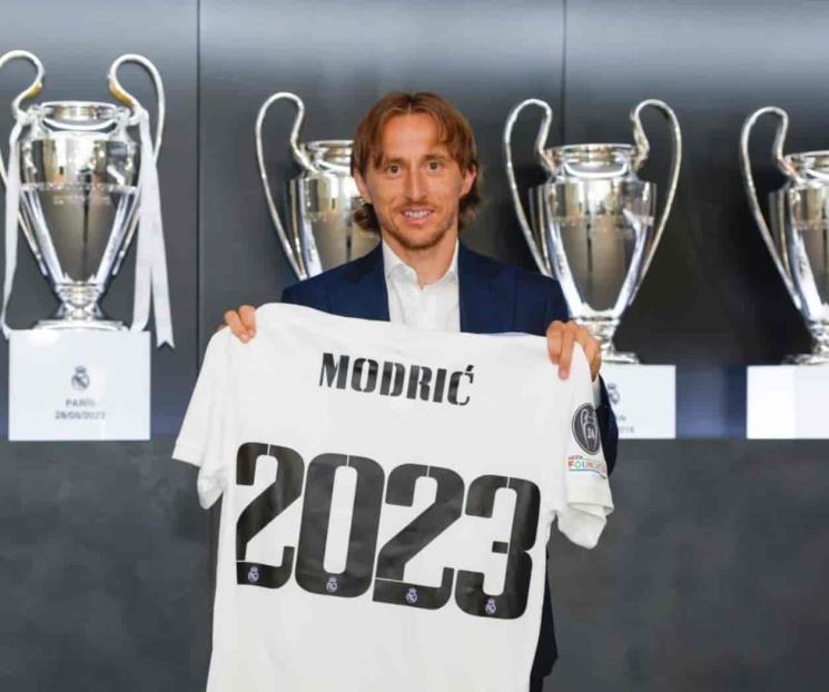 Renueva Modric por un año con Real Madrid
