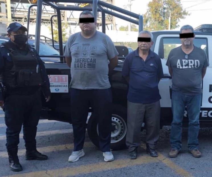 Caen tres por robo a casa a habitación