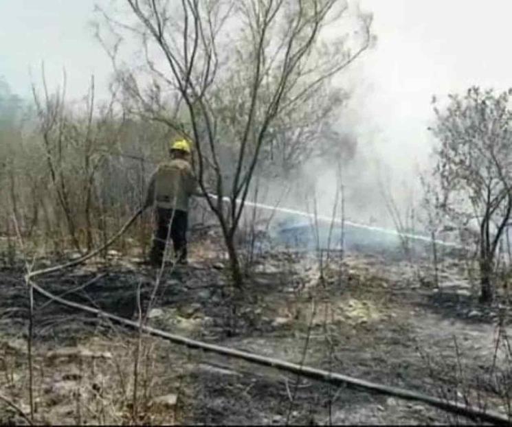 Se incendia predio en Linares