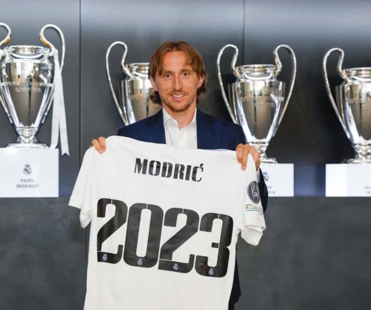Renueva Modric por un año con Real Madrid