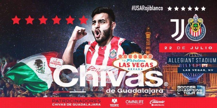 Jugarán Chivas y América ante Juventus y Real Madrid