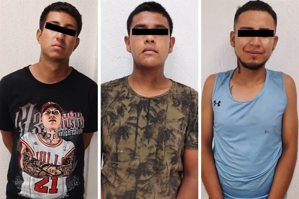 Policía preventiva de Linares, logró la detención de tres integrantes de una banda de narcodistribuidores