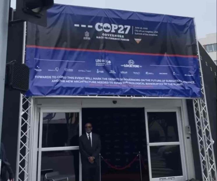 Arriba Samuel a Cumbre de Las Américas