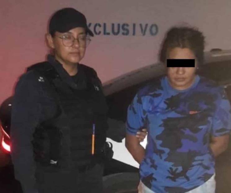 Ingresa a domicilio y golpea a mujer, la detienen