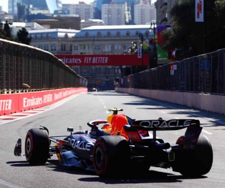 Termina Checo segundo en la práctica dos