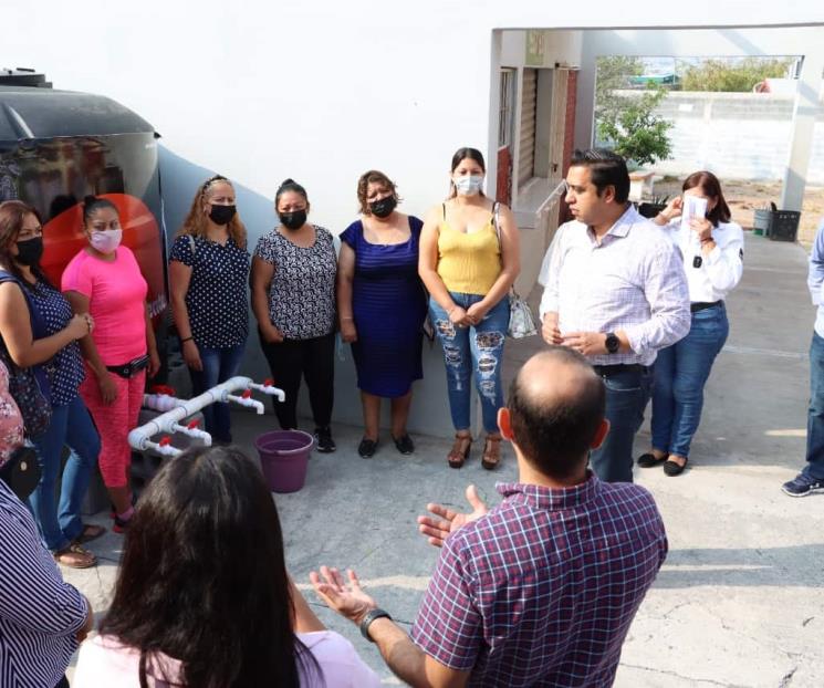 Instalan tanques estacionarios en escuelas de SC