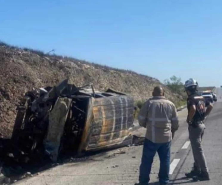Deja accidente vial un muerto y 4 heridos