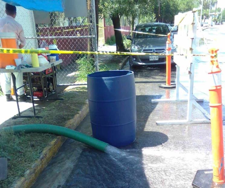 Denuncian tiradero de agua por parte de AyD