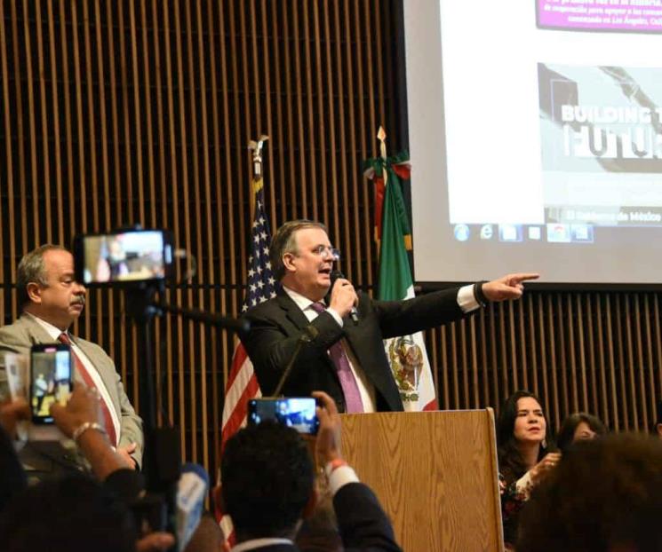 Propone Ebrard a EU acuerdo para resolver exclusiones