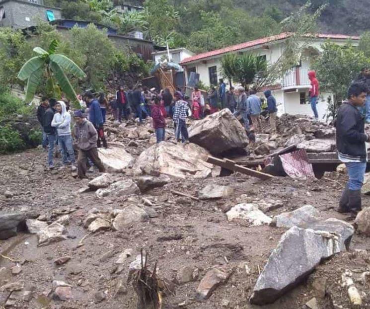 Contabiliza Bienestar 10mil casas afectadas por Agatha