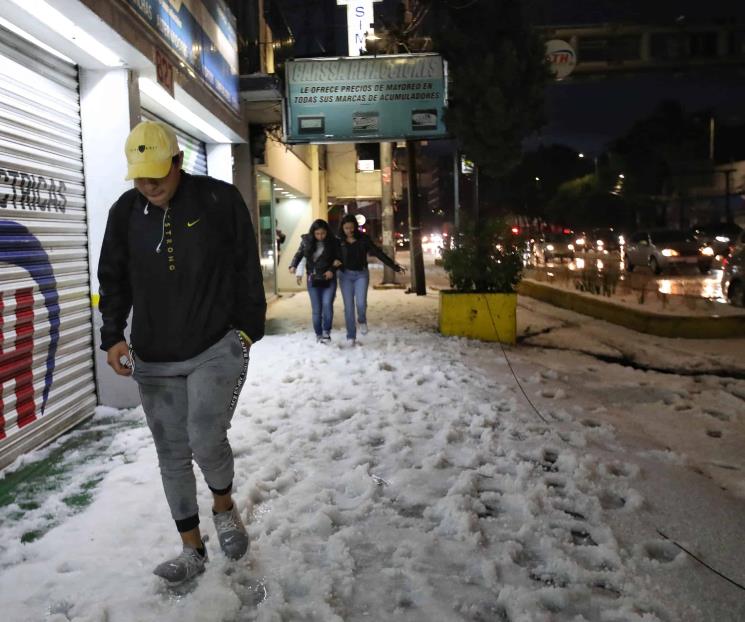 Granizada atípica se concentró en 3 alcaldías: Sheinbaum