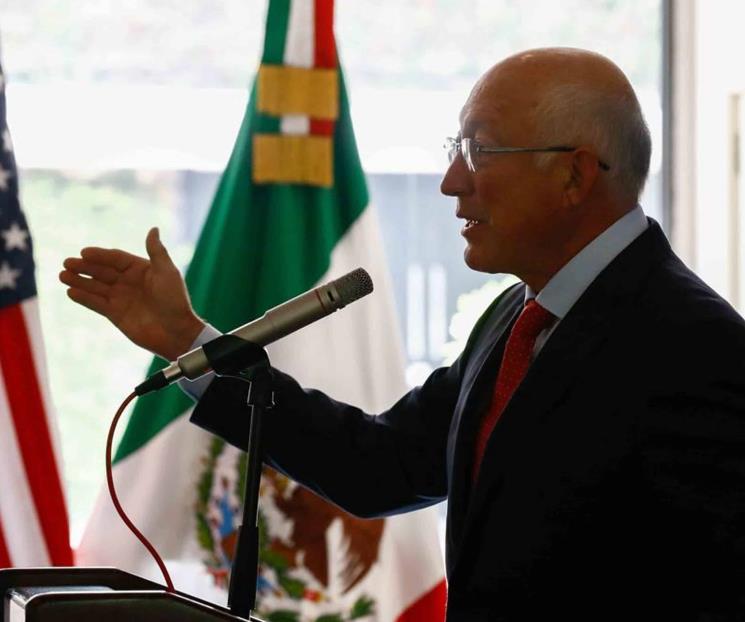 Relación México-EU no se afectó por ausencia de AMLO:Salazar