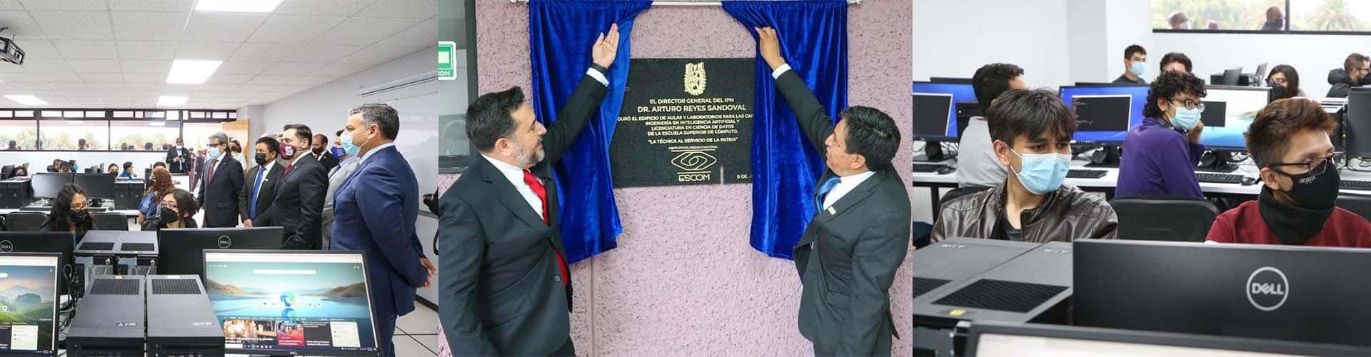 Inaugura nuevo edificio de aulas y laboratorios en la ESCOM