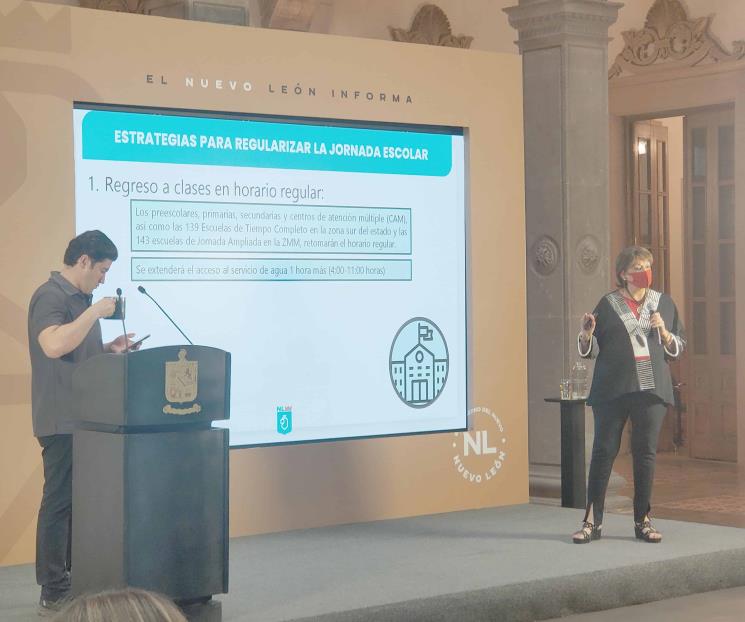 Reanudará NL horario normal en escuelas