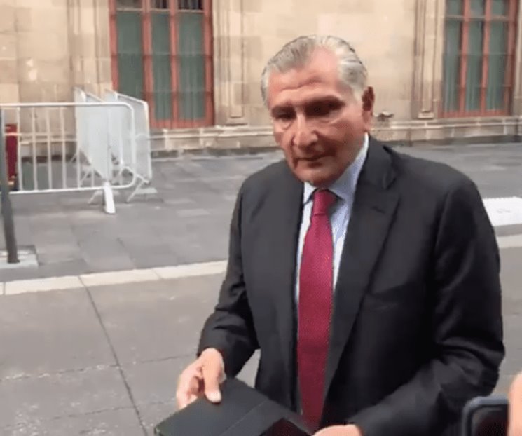 De ninguna manera viole la ley: Adán Augusto López
