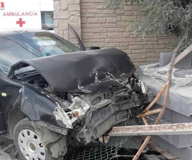 Choque frontal deja dos personas lesionadas en Allende