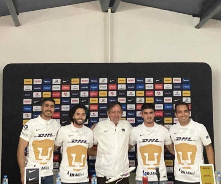 Presentan Pumas a sus refuerzos