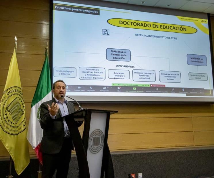 Lanza UDEM segundo doctorado para investigación en Educación