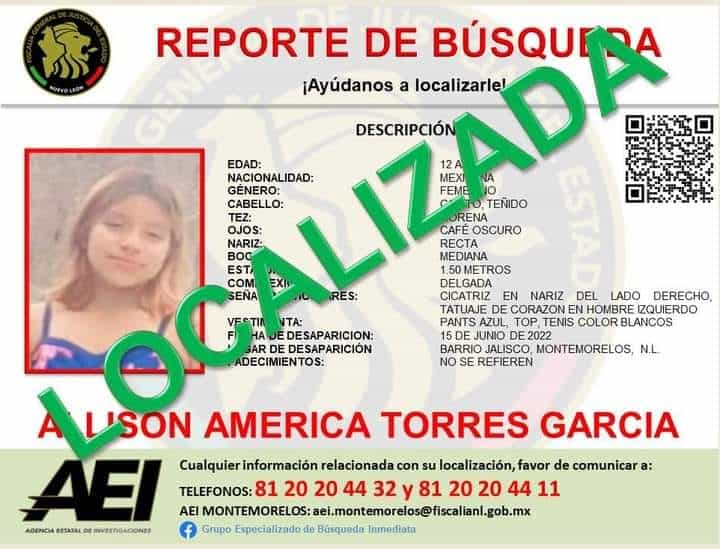 La niña estaba resguardada con unos vecinos, quienes la recibieron al explicarles, que recibía maltratos de sus padres
