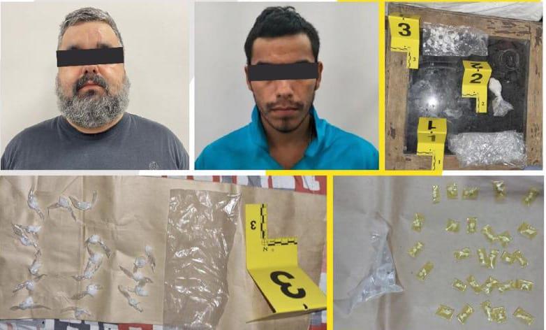 Aseguran droga y detienen a 2 en Santiago