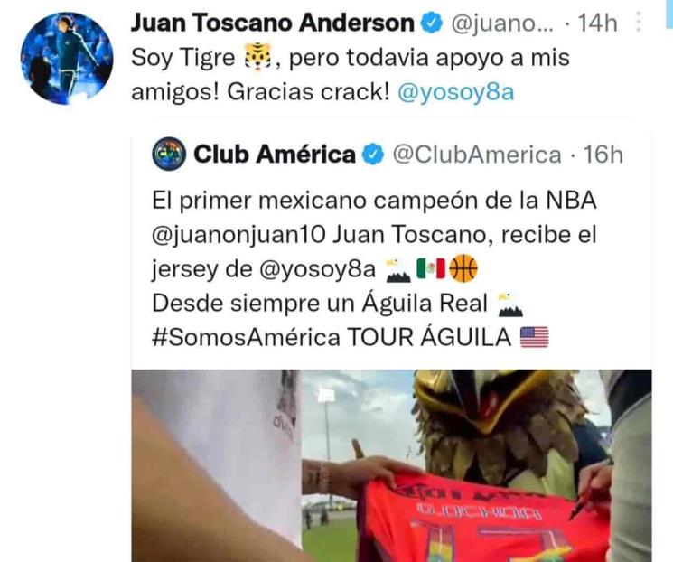 ‘Gracias América... ¡pero soy tigre!’