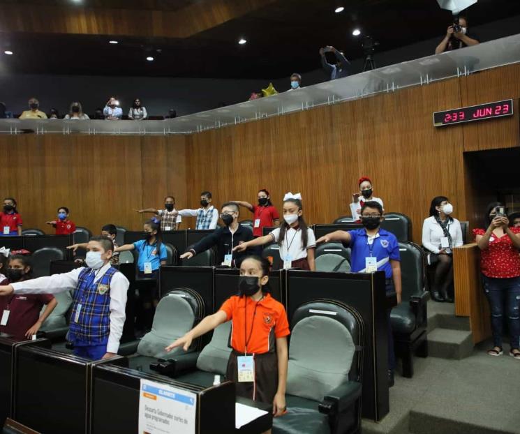 Realizan décimo Parlamento Infantil de NL Realizan décimo Parlamento Infantil de NL