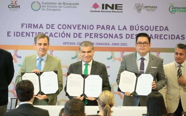 Firman convenio para identificar personas desaparecidas