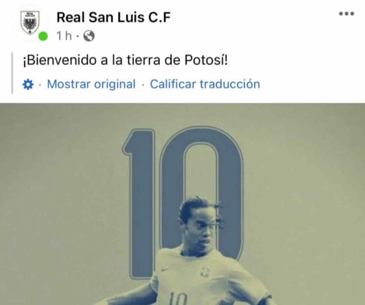 Vuelve Ronaldinho al futbol mexicano