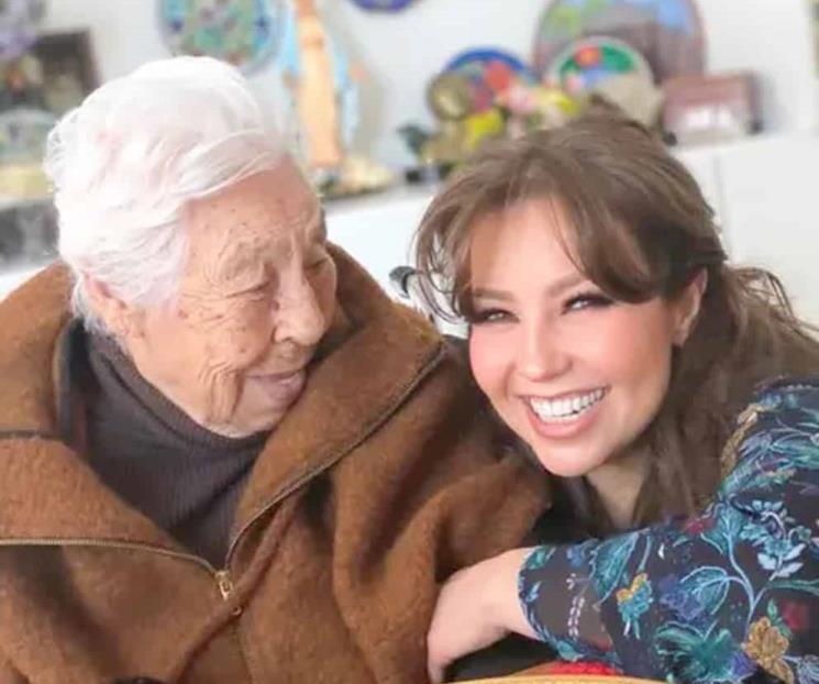 Fallece doña Eva Mange, abuela de Thalía y Laura Fallece doña Eva Mange, abuela de Thalía y Laura
