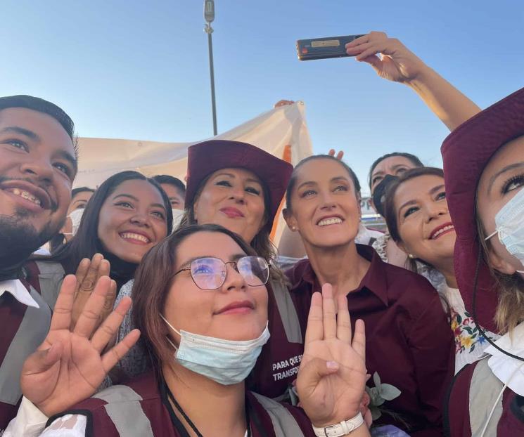 Morena realiza mitin en Coahuila