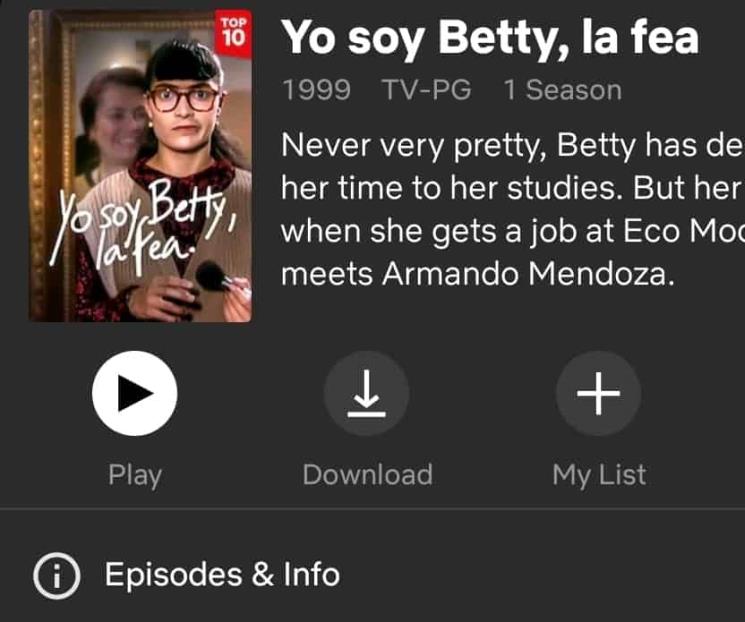 Adiós a Betty, la fea