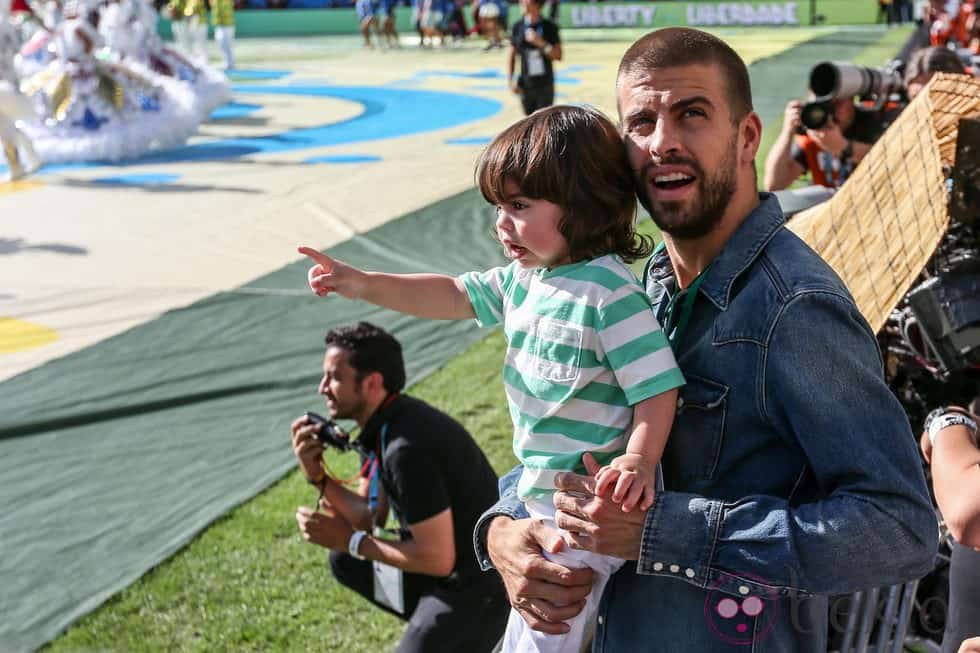 Piqué y Milán en el Mundial de Río 2014