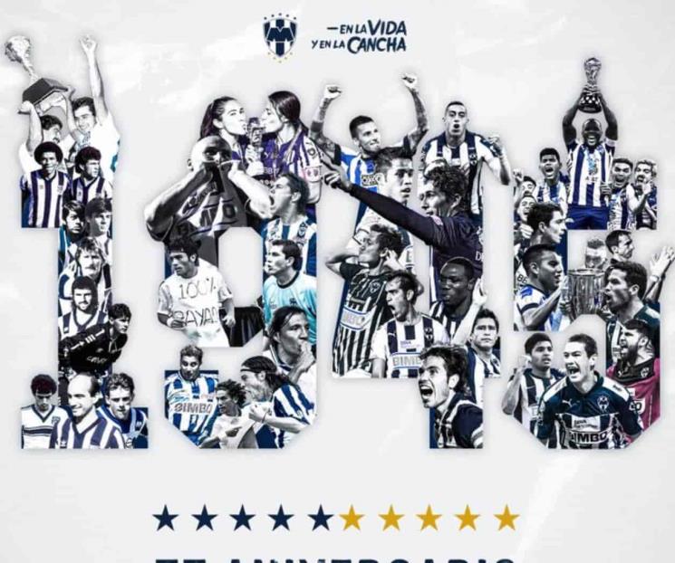 De fiesta en Rayados por sus 77 años de historia