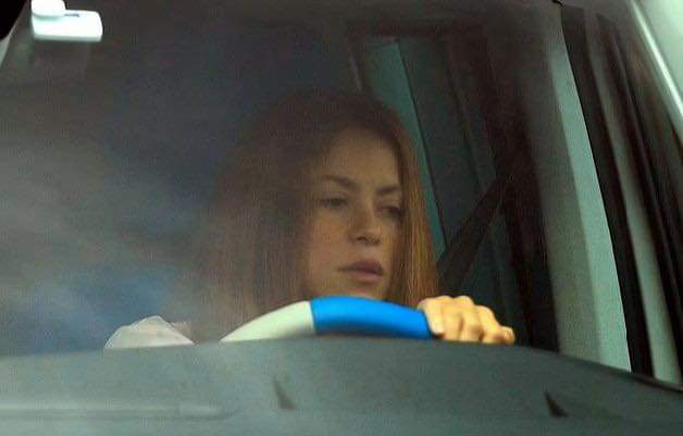Shakira en Barcelona tras la ruptura con Piqué, junio de 2022