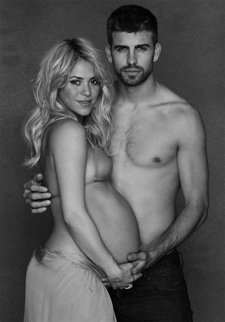 La pareja se embaraza en el 2012